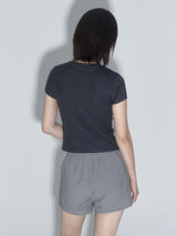 Baby T-shirt, Charcoal