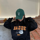 キャットフーディー / HADDE CAT HOODIE BLACK