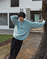 アンゴラフィッシャーツイストニット (5 color)