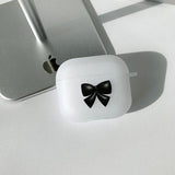3DブラックリボンAirPodsケース / 3D Black Ribbon AirPods Case
