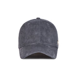 VA Square Suede Ball Cap / Charcoal