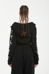 トリバルクロップドフーディ / TRIVAL CROPPED HOODY