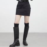 two-gen string padded skirt