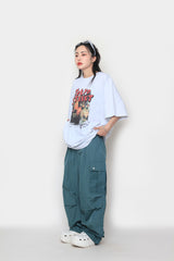 スナップワイドカーゴパンツ / Snap Wide Cargo Pants