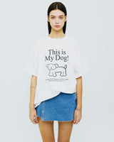 ディスイズマイドッグTシャツ/THIS IS MY DOG TSHIRT-WHITE