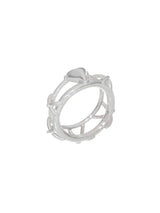 HEART TURTLE RING SILVER