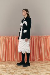 Shirring sweatshirt