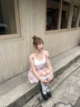 バレリーナシャーリングノースリーブ / ballerina shirring sleeveless