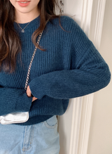 [SHOPPERMADE] Nuts Mohair Wool Knit (4color)