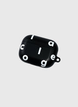 ロゴアルファベットエアポッズケース/Logo Alphabet Airpods Case (Black)