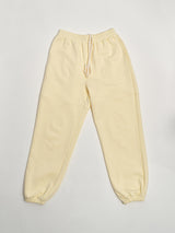 SWEAT PANTS PALE YELLOW (6594009923702)