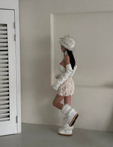 block soft knit bolero
