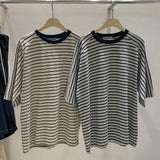  3 TAP Border Raglan Short Sleeve T Shirt (2color)