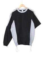 2wayナイロンスェットシャツ / two-way nylon sweatshirt