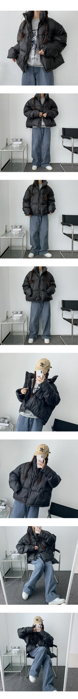 Deep Kakao Padded Jumper