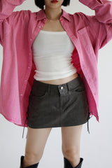 ピグメントオーバーフィットシャツ / Pigmented Overfit Shirt (3color)