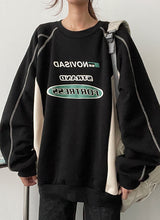 [Fleece] フォートスティッチラインカラースウェット