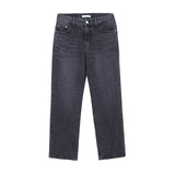 ボウセミワイドデニムパンツ/LMN Bow Semi-Wide Denim Pants (4 colors)
