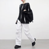 Rankle pintuck wide pants