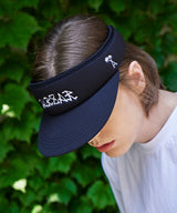 Palm Tree Logo Sun Cap Black