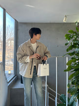 ヒデンバンディングデニムパンツ / [High quality] Hidden banding denim pants