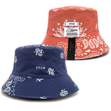 23 ペイズリーリバーシブルバケットハット / 23 PAISLEY REVERSIBLE BUCKET HAT NAVY / ORANGE
