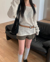 Wool off knit
