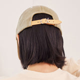 VA Square Pigment Label Ball Cap / Deep Green