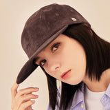 VA Square Suede Camp Cap / Brown