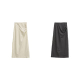 サイドスリットマキシロングスカート / Side Slit Maxi Long Skirt