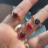 ゴールドプレートシグネチャーハートリング / Gold-Plate Signature Heart Ring (Standard)