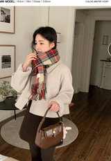 [SHOPPERMADE] ゴールドボタンショートウールコート (3color)