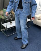 デコレーションセットアップパンツ/MG706,707 Decoration Set-Up Pants (Set - Up / 2 colors)
