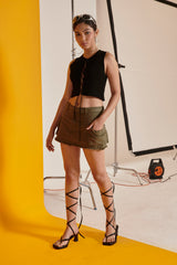 カーゴミニスカート/CARGO MINI SKIRT