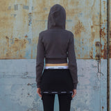 Rhea Crop Hoodie