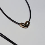 ハートストリングネックレス / heart string necklace