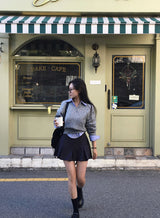 [Included underpants] Like short pleats skirt pants & skirt