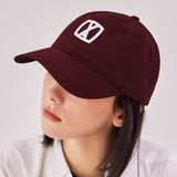 VA 3D Square Ball Cap / Red Bean