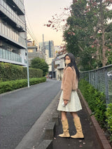 [MADE] Pudding Fur Jacket (Peach Beige)