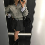 [Included underpants] Like short pleats skirt pants & skirt