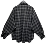 タイムバルーンオーバーチェックシャツ (3 color)