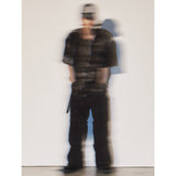 クリースナイロンバンディングパンツ / CREASE NYLON BANDING PANTS_BK