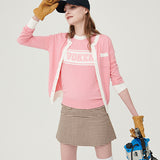Logo jacquard knit set-up_pink (6659923869814)