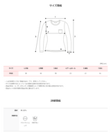 (×)ハートゴールドボーダーTシャツ (3color)