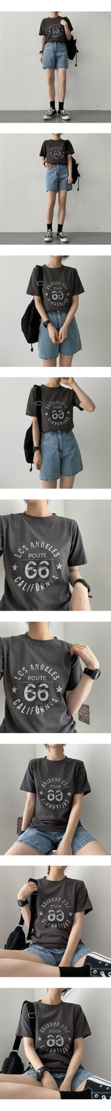 ロサンゼルス半袖Tシャツ / Los Angeles Short-Sleeved T-Shirt