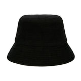 Corduroy label bucket hat