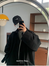 Nus. Lisk Black Mac Coat(가을)