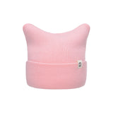 VA Label Square Beanie / Pink