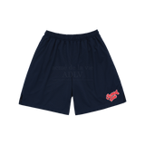 ラウンドメッシュトレーニングショートパンツ ネイビー