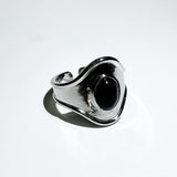 [Baby monster Ruka/Bad villain Ina] Black dot ring
